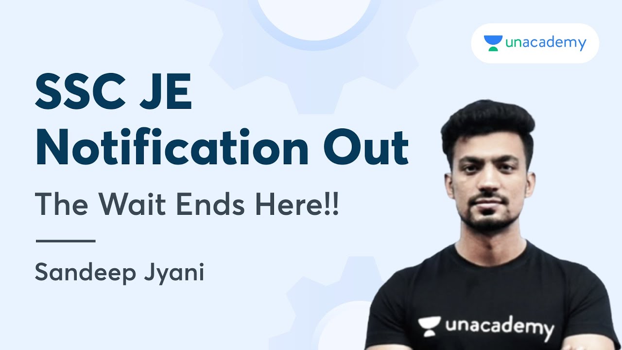 SSC JE Vacancy Out !! | 100% Full Information | Check Now | SSC JE 2022  | Sandeep Jyani