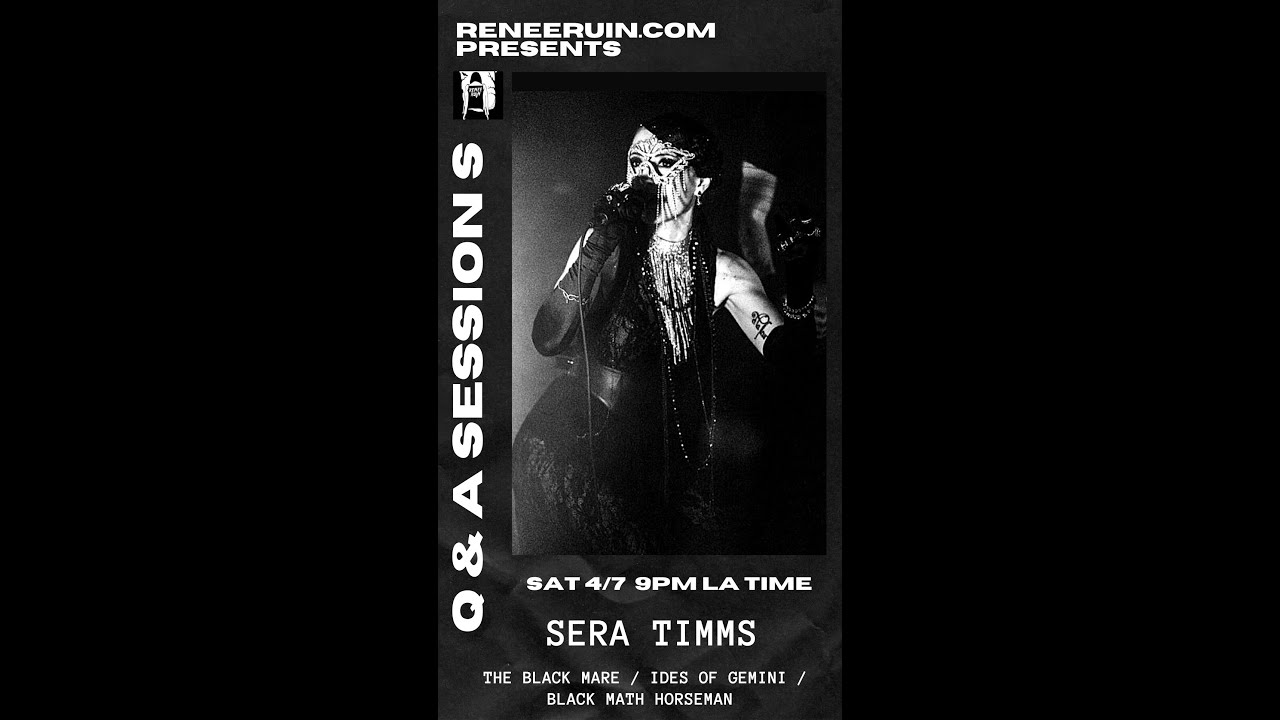 Live IGTV Q&A with Sera Timms Part 2