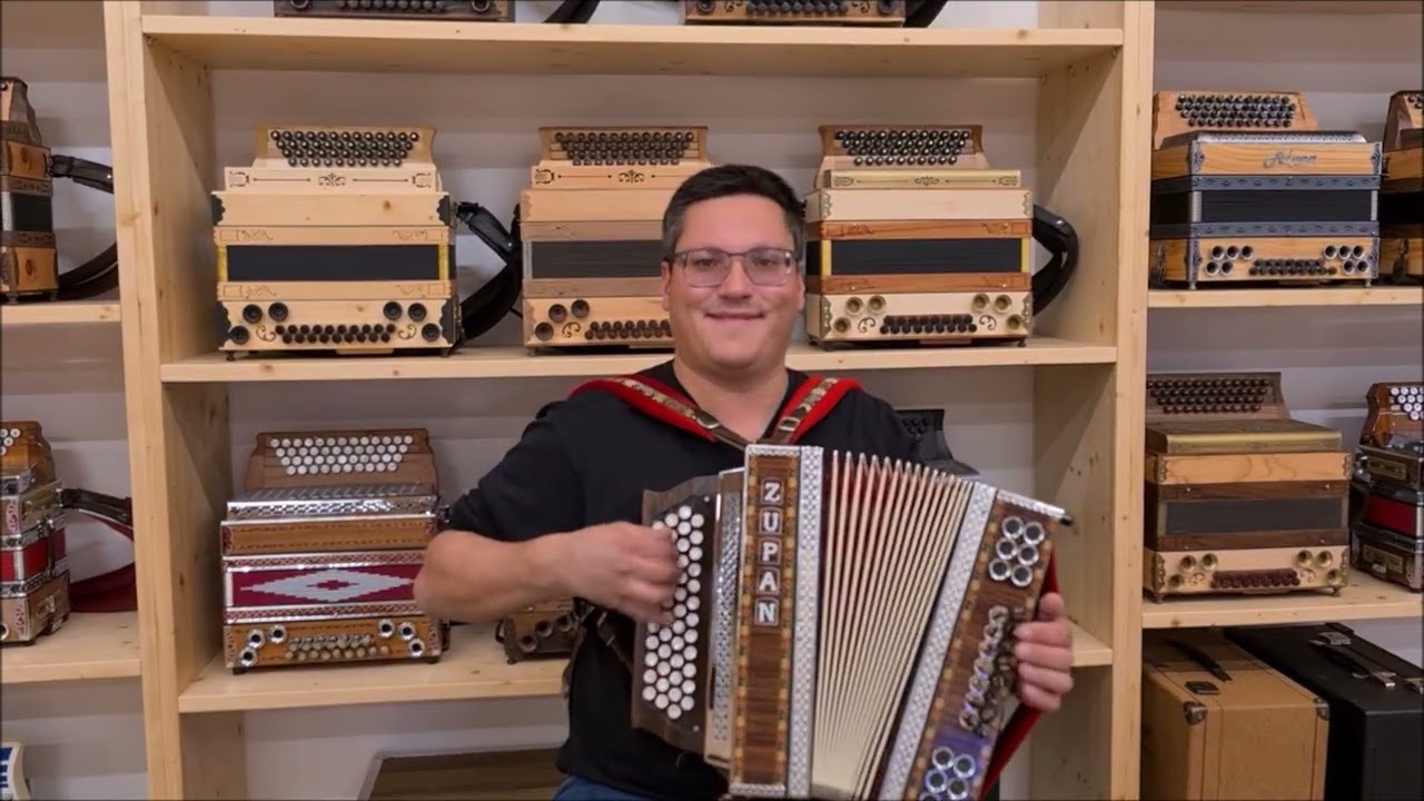 Zupan Harmonika Alpe IV D 1980er Baujahr A D G C