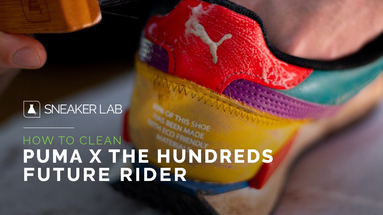 How To Clean Puma Sneakers | Puma x The Hundreds Future Rider