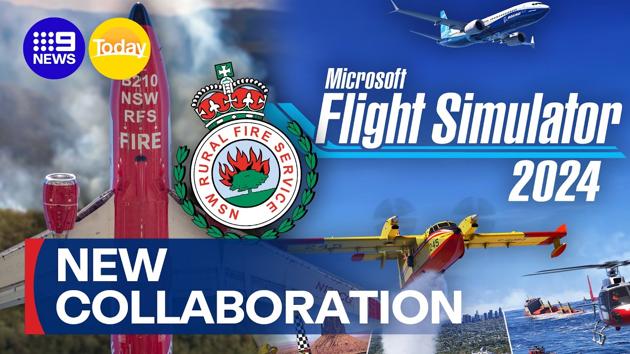Microsoft Flight Simulator spotlights Australia and collaborates with NSW RFS | 9 News Australia