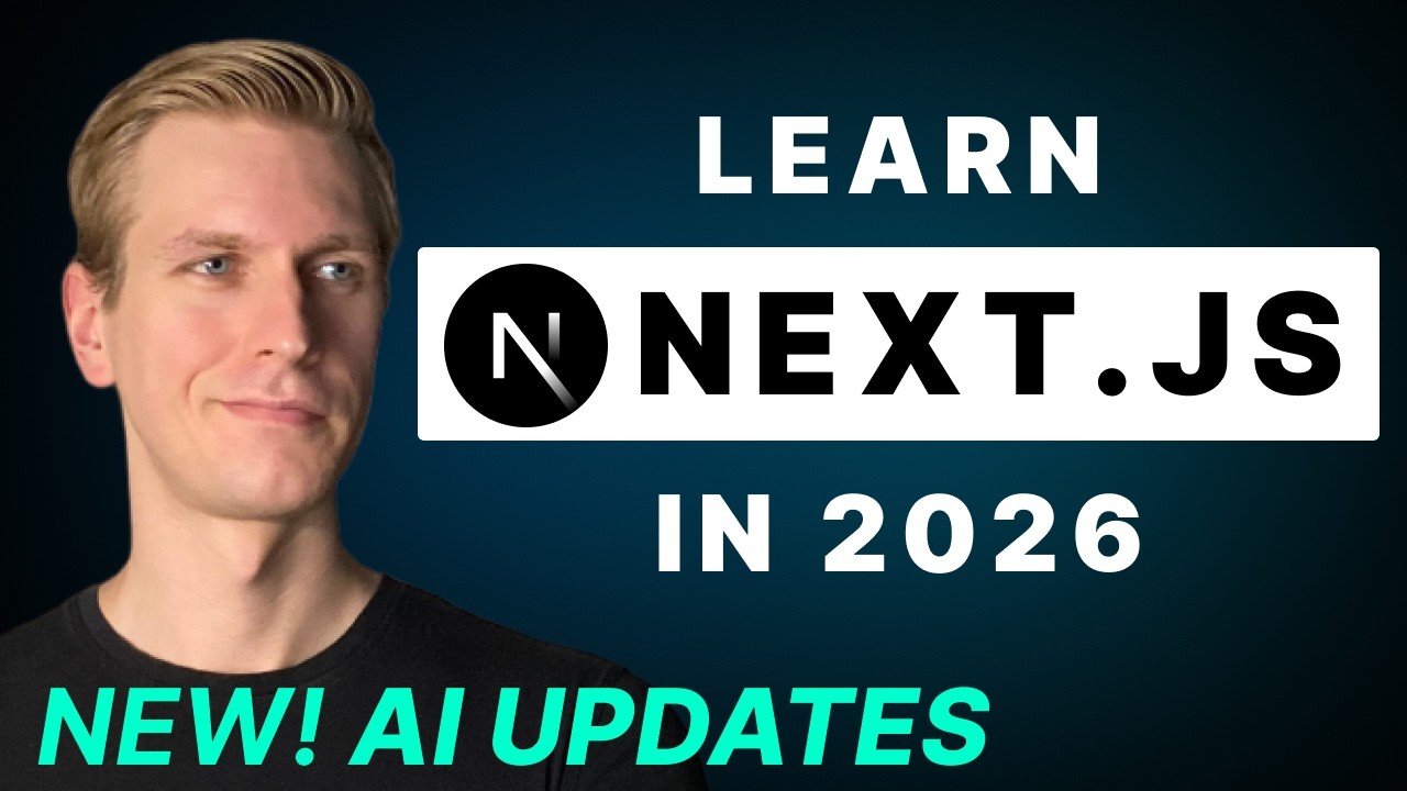 Учебное пособие по Next.js 2026 (ОБНОВЛЕНО) - Полный курс - Начните свое знакомство с Next.js здесь