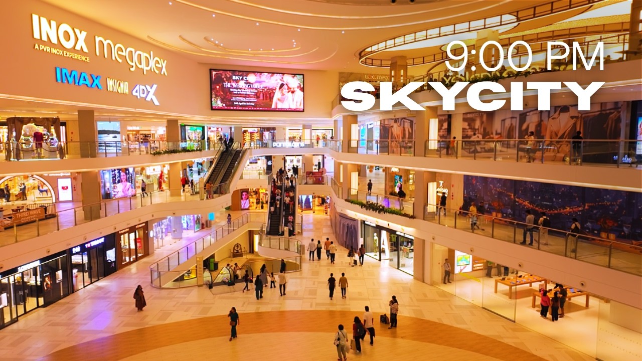 Sky City Mall Borivali Evening Walk | Food Court, Shopping & Evening Crowd | Mumbai 4K