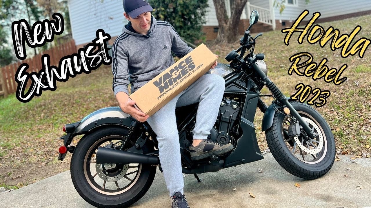 Install Vance & Hines Exhaust on Rebel 500 | Sound Test