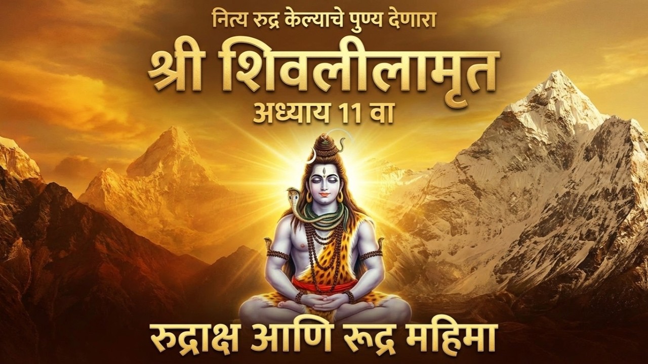 शिवलीलामृत अध्याय ११ |  Shivleelamrut Adhyay 11 #Shivleelamrut #Shivlilamrut #Shivlilamrit