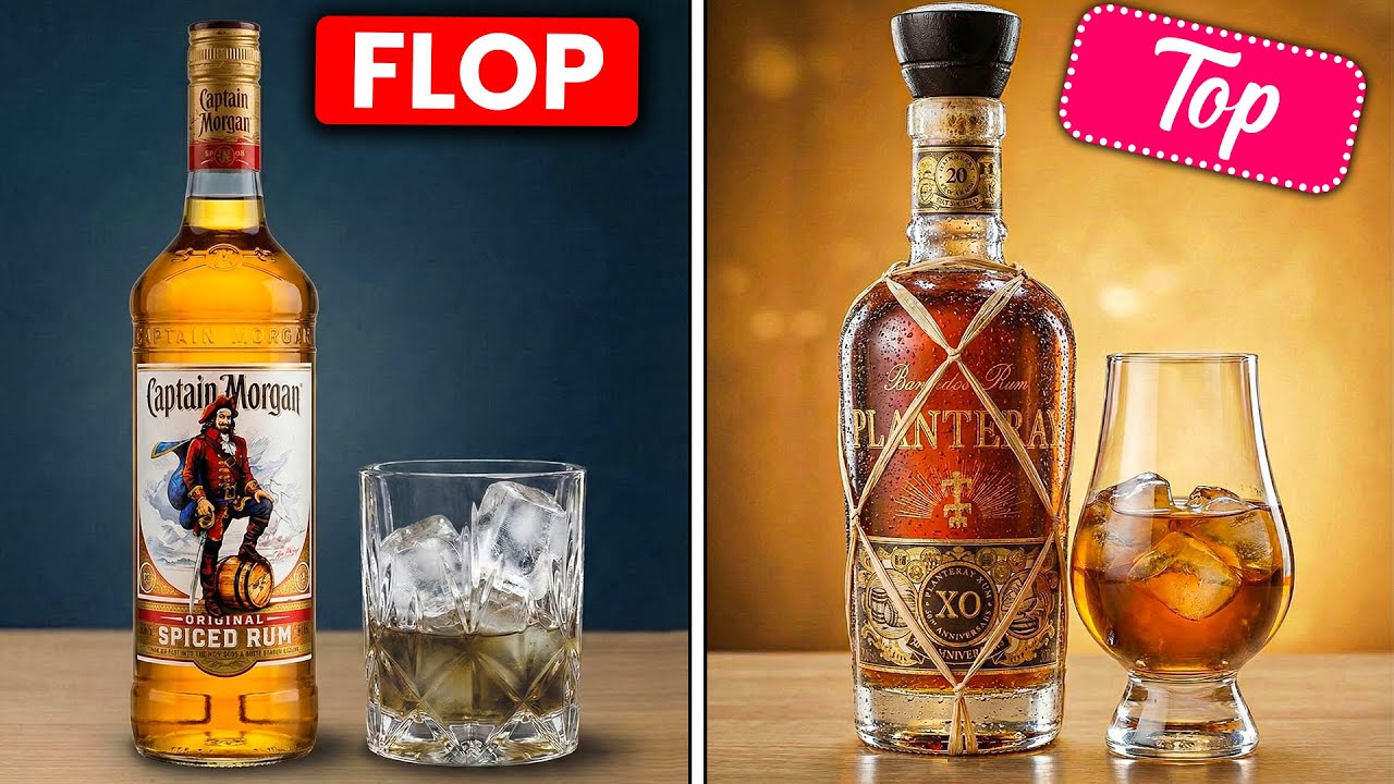 12 berühmte Rum-Marken – vom Schlechtesten bis zum Besten gerankt