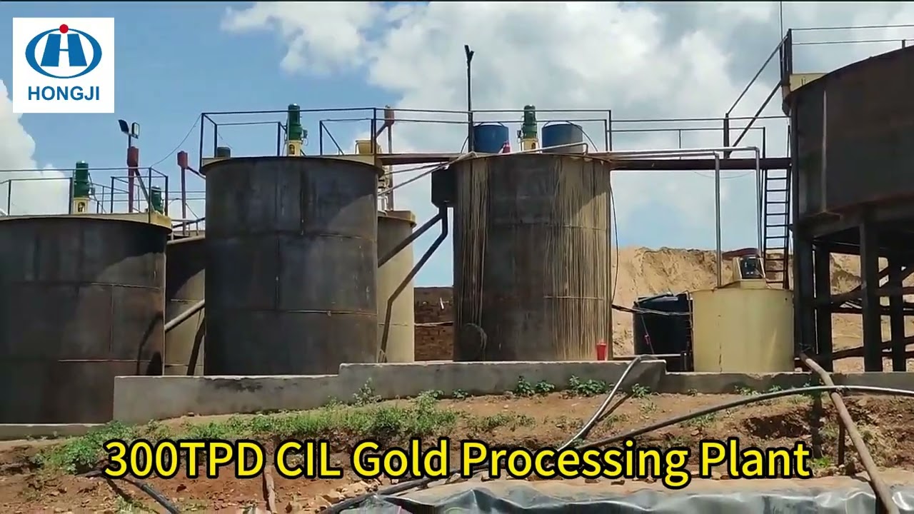 300TPD CIL Gold Processing Plant