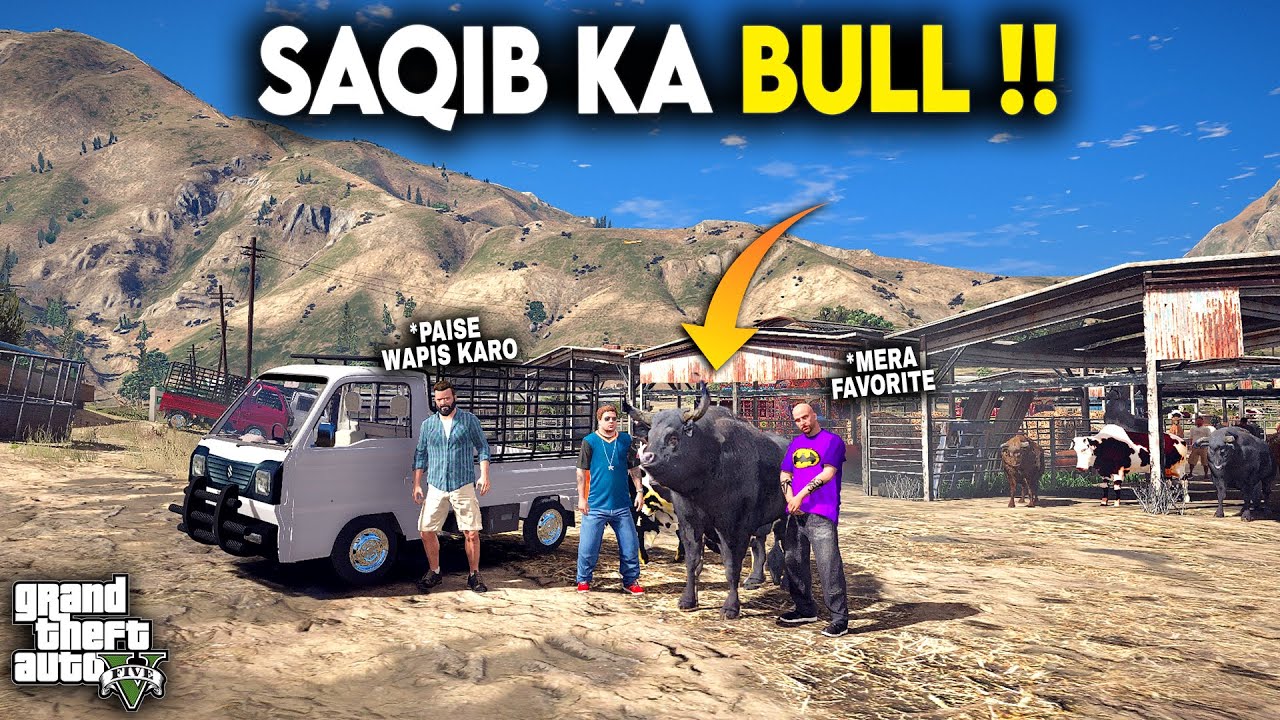 MICHAEL BUYS BULL For SAQIB 🦬- (Mandi Series S04) - GTA 5 Mods