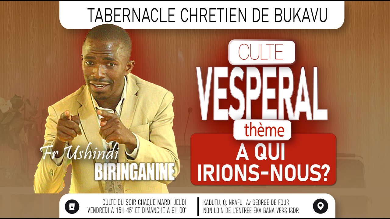 2026 01 15 Jeudi, Fr Ushindi BIRINGANINE, Sujet : A qui irions-nous ?
