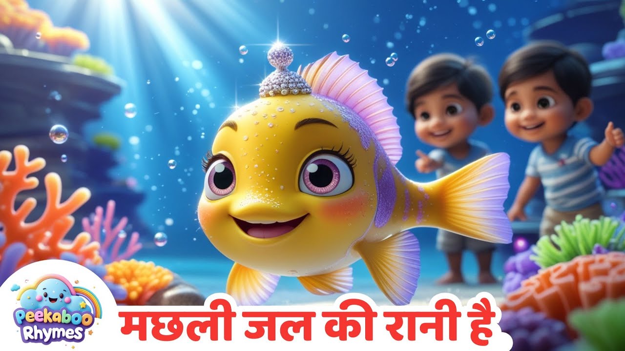 Machli Jal Ki Rani Hai | मछली जल की रानी है | Hindi Rhyme for Kids | Peekaboo Rhyme