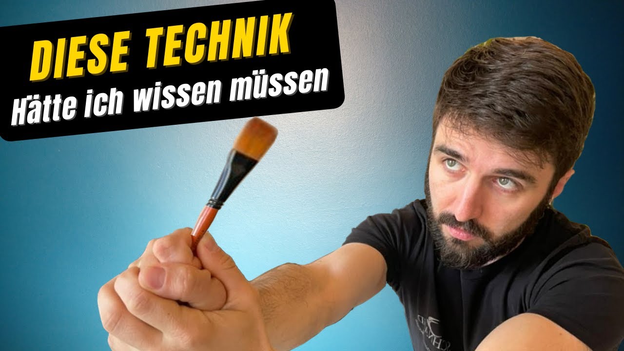 Die wichtigste Technik in der Ölmalerei!