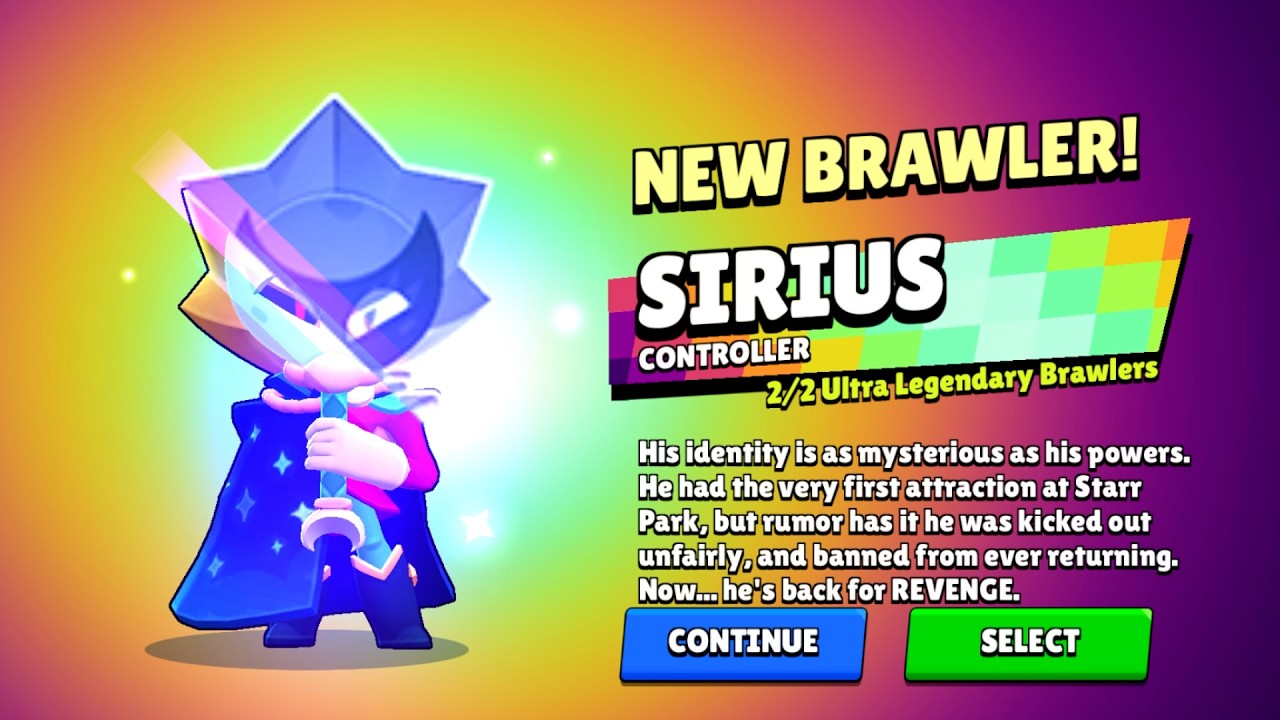 SIRIUS NEW BRAWLER 😱🔥COMPLETE QUESTS🫨✌️ ULTRA LEGENDARY GIFTS😁 BRAWL STARS NEW UPDATE!!😛