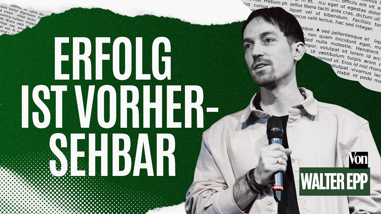 Erfolg ist vorhersehbar | Успех можно предвидеть | Walter Epp