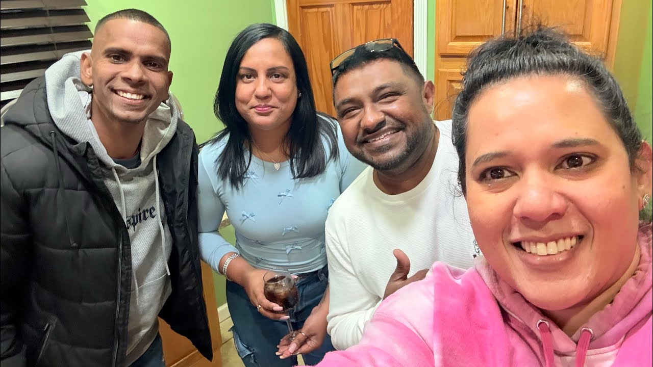 Superbowl Sunday! Throwing it down in my kitchen. Visit from Gopi & Debi, Joe, Radhika & Deen 