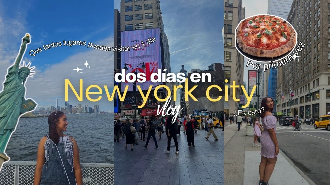Vlog de 2 días en NEW YORK, ¿Es caro como dicen?¿Qué tanto puedes hacer?