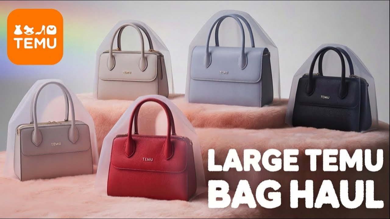 Large Unsponsored TEMU Handbag Haul (Gorgeous Brand Dupe revealed)