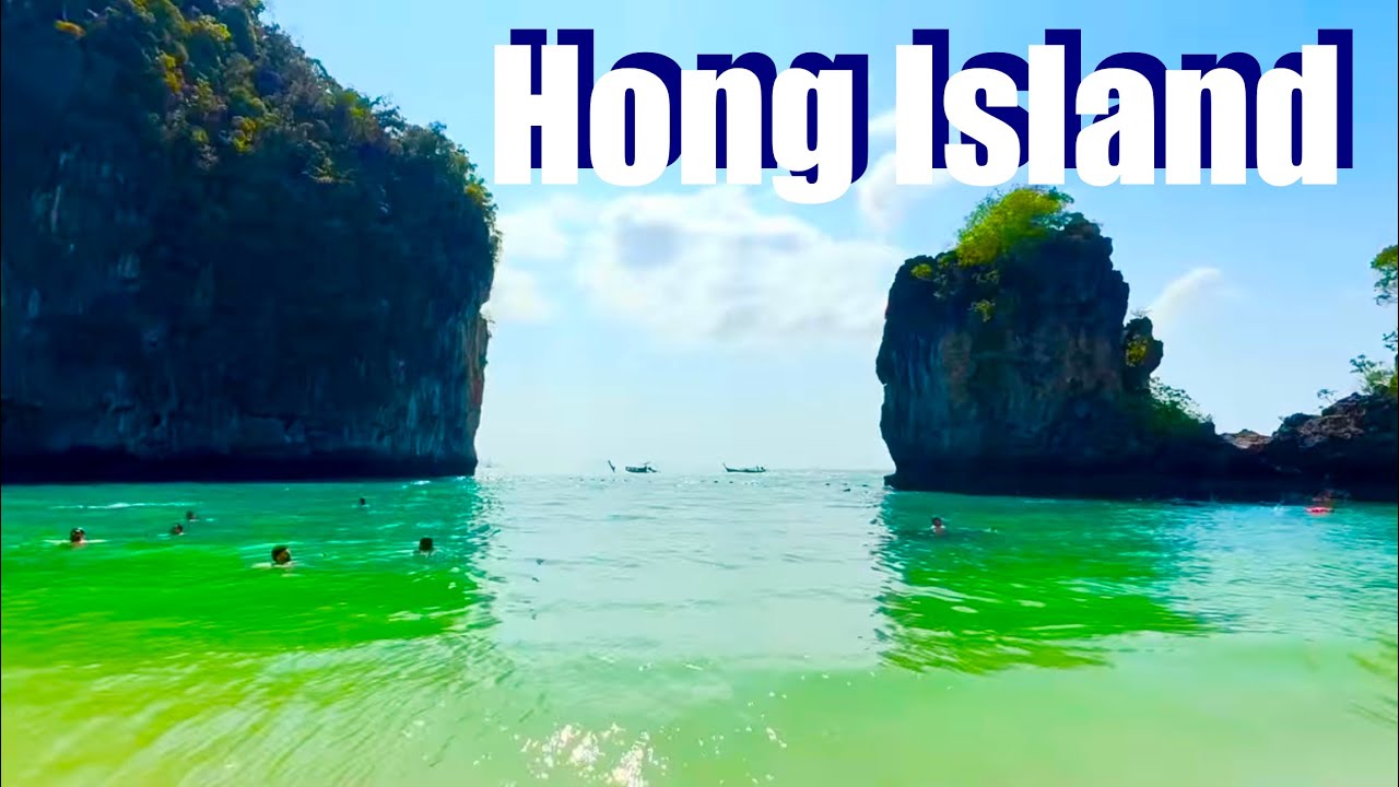 HONG ISLAND THAÏLAND 🇹🇭 BEACH - LAGOON - COCO ICE CREAM - TRAIL - ANDAMAN SEA