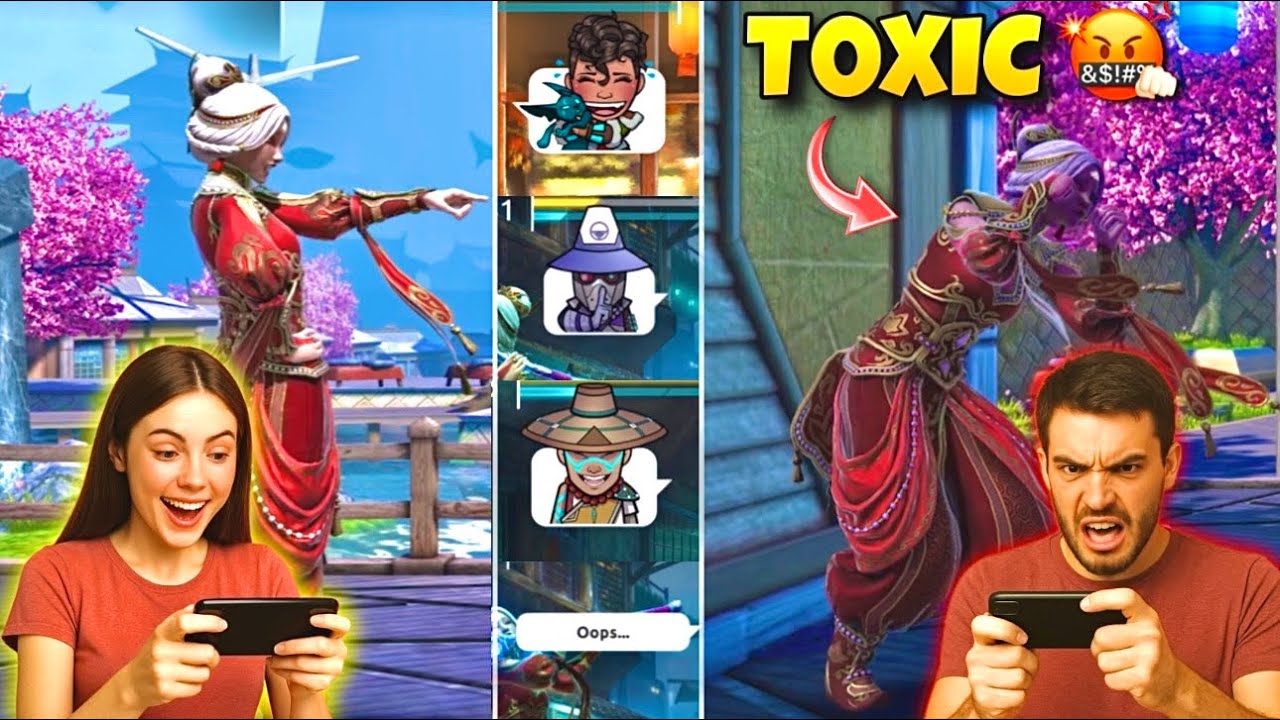 Я встретил эту токсичную женщину-игрока на арене Shadow Fight 4 😡
