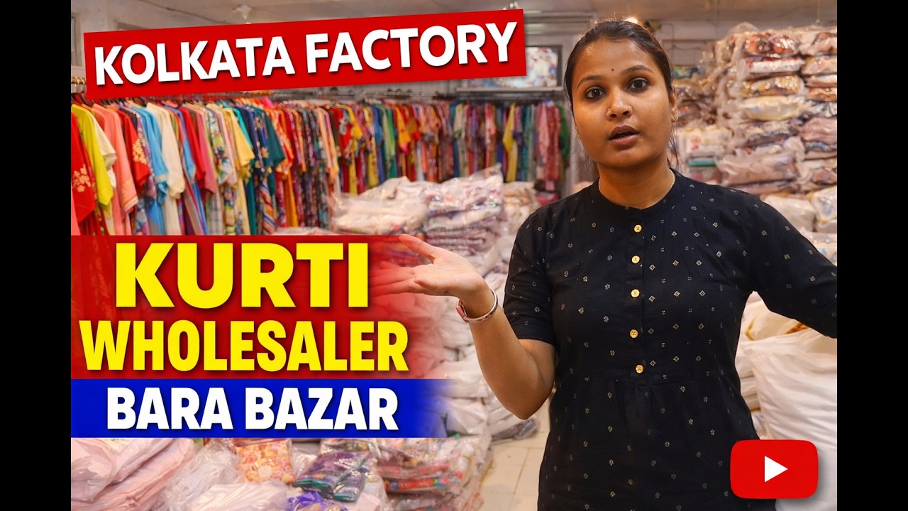 Kolkata Kurti Factory | Bara Bazar Kurti Wholesaler | Cheap Kurti Wholesale Market