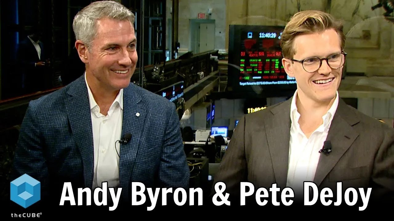 Andy Byron & Pete DeJoy | theCUBE + NYSE Wired present the East Coast AI Leaders Executive Series