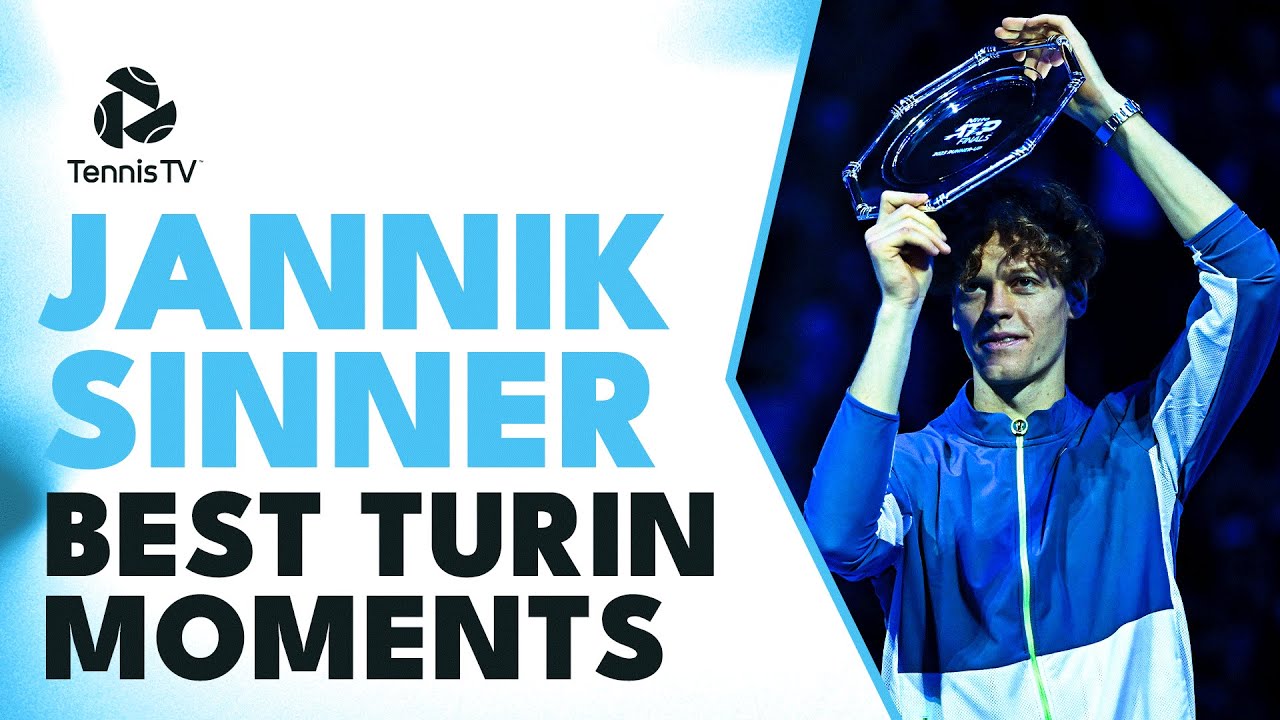 Jannik Sinner's BEST Moments From Emotional First Nitto ATP Finals 🥶 | Turin 2023