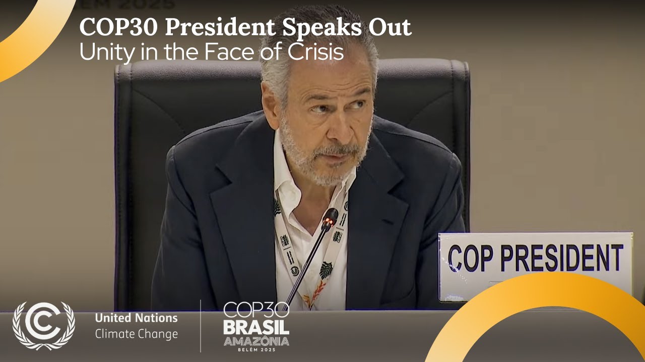 COP30 President Andr&eacute; Aranha Corr&ecirc;a Speaks Out After Fire Yesterday | #COP30
