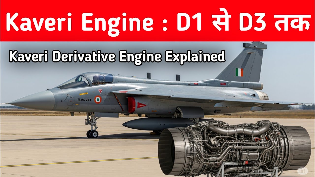 Kaveri D1 से D3 तक -Kaveri Derivative Engine Explained 