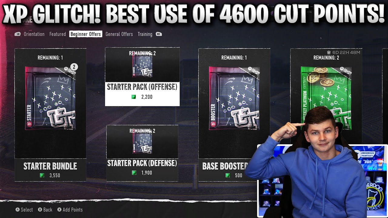 THE BEST WAY TO USE YOUR 4600 CUT 25 PRE ORDER POINTS!