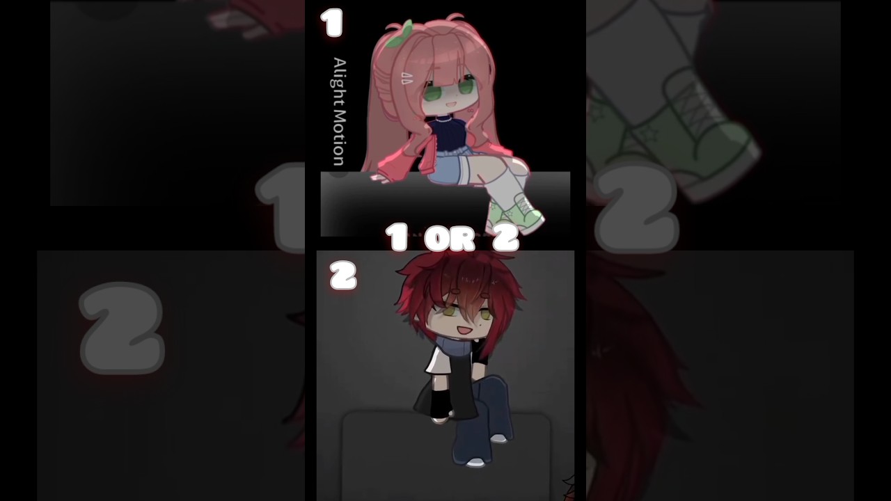 Psycho Love | gacha | 1 or 2 #gacha #gacha #gachaclub #edit#fyp