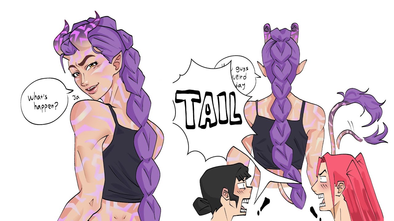 Rumi's Tail! KPop Demon Hunters Comic Dub