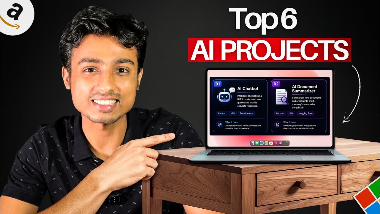 Top 6 AI Projects for Internships & Placements 🚀 | Resume Projects That Recruiters Love
