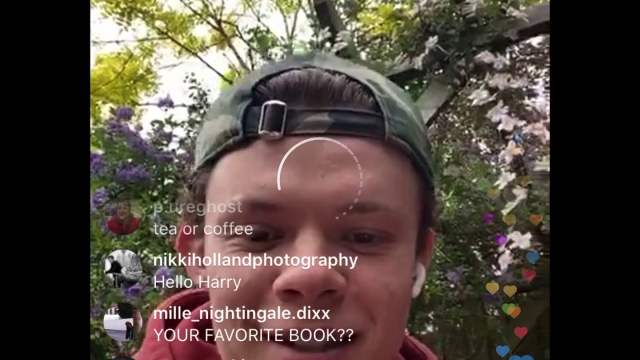Harry Holland’s Live Stream [his live got stuck on pause!]