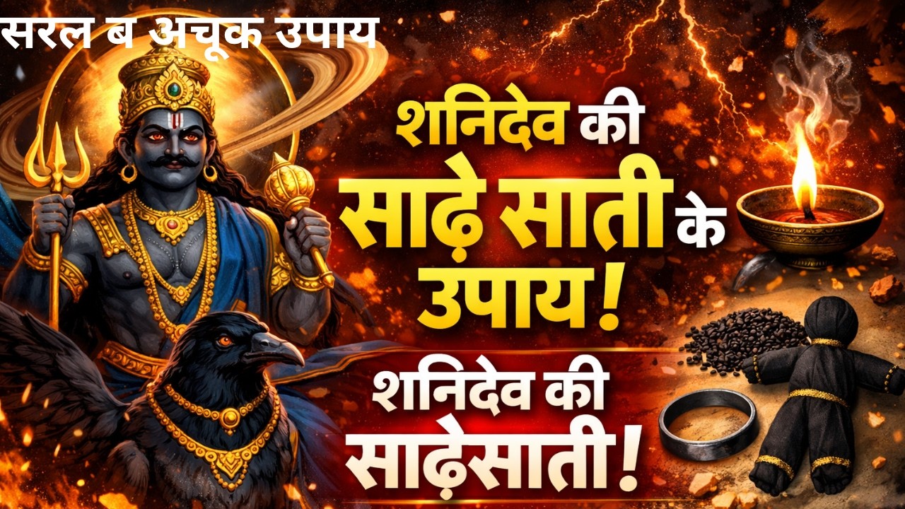 शनिदेव की साढ़े साती के उपाय 🙏शनिदेव की साढ़ेसाती | shani dev ki sade sati se bachne ke upay | Shani