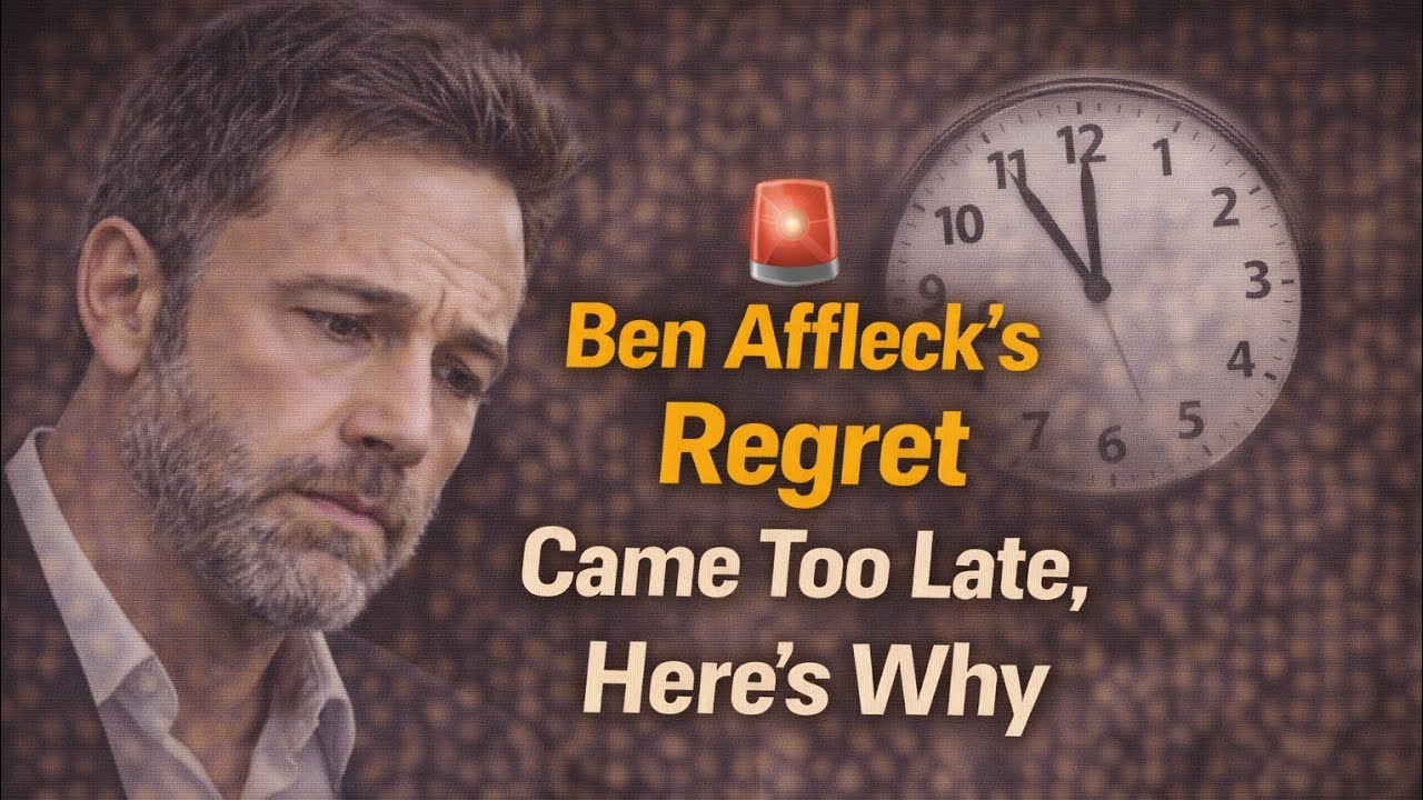 Ben Affleck’s Regret Came Too Late — Here’s Why