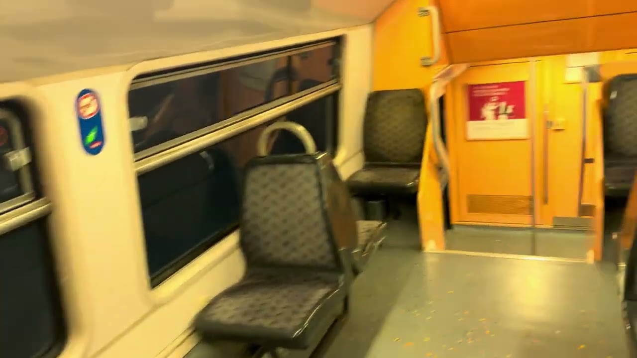 Paris RER E ride from Magenta to Nanterre-la-Folie