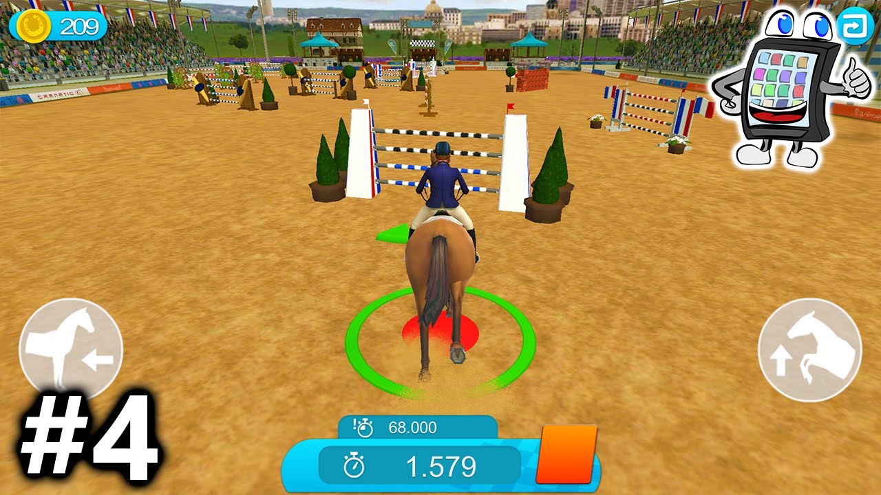 SPRINGREITEN #4 App deutsch | ÜBER RIESIGE MAUERN SPRINGEN - Das geht doch gar nicht! Spiel mit mir