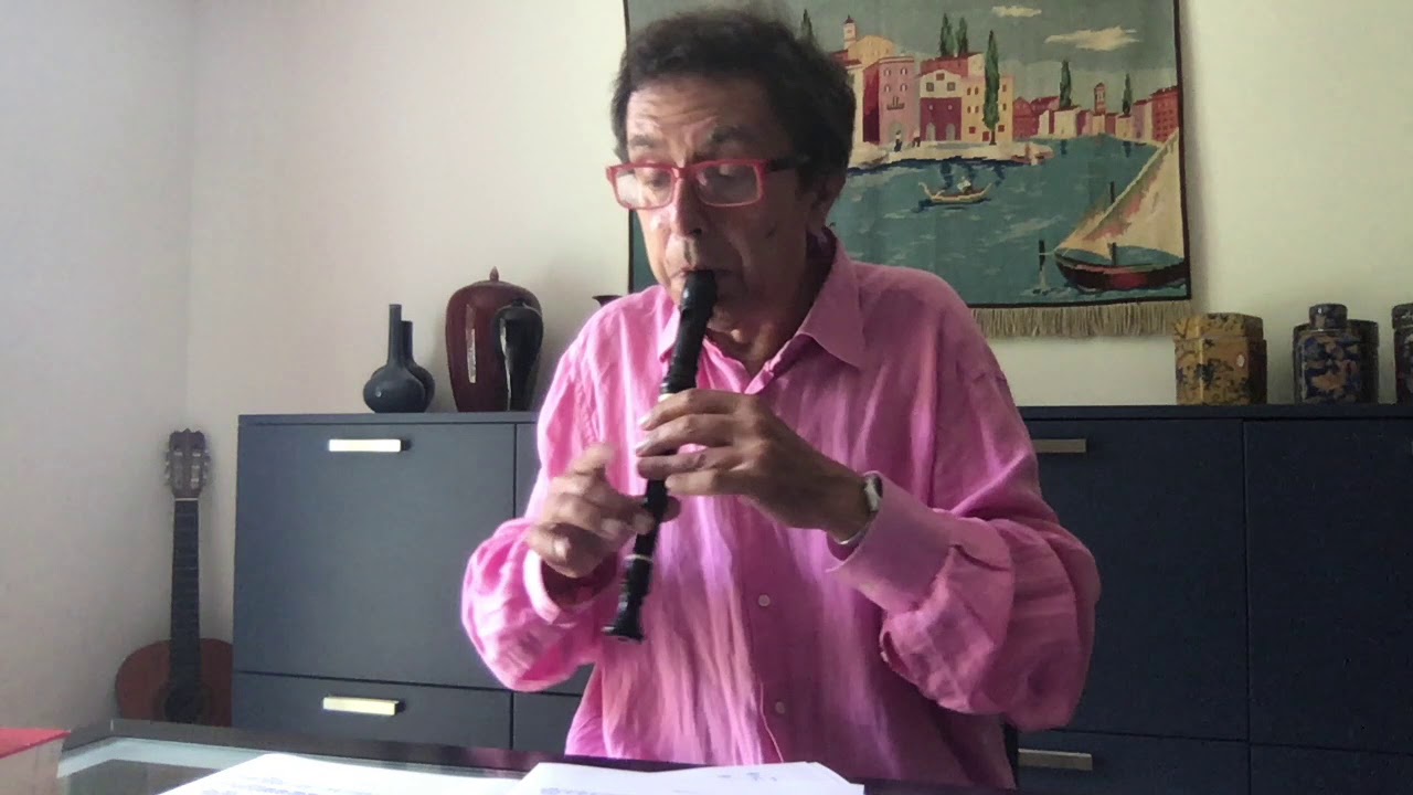 A.  Vivaldi, Concerto per flautino (3/3) RV 443 set for soprano and tenor recorder
