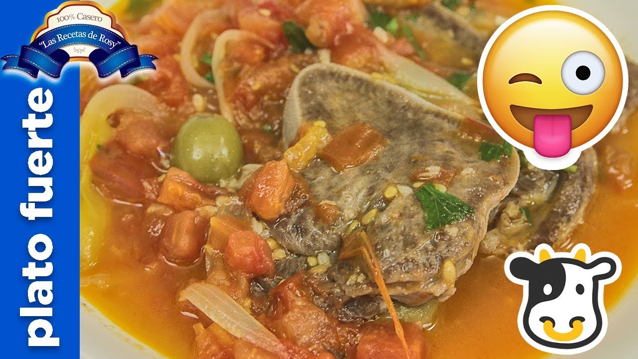 Lengua a la veracruzana fácil 💜💜💜 Las Recetas de Rosy