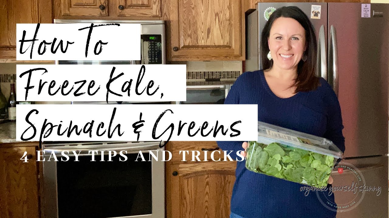 How to Freeze Kale, Spinach, and Greens