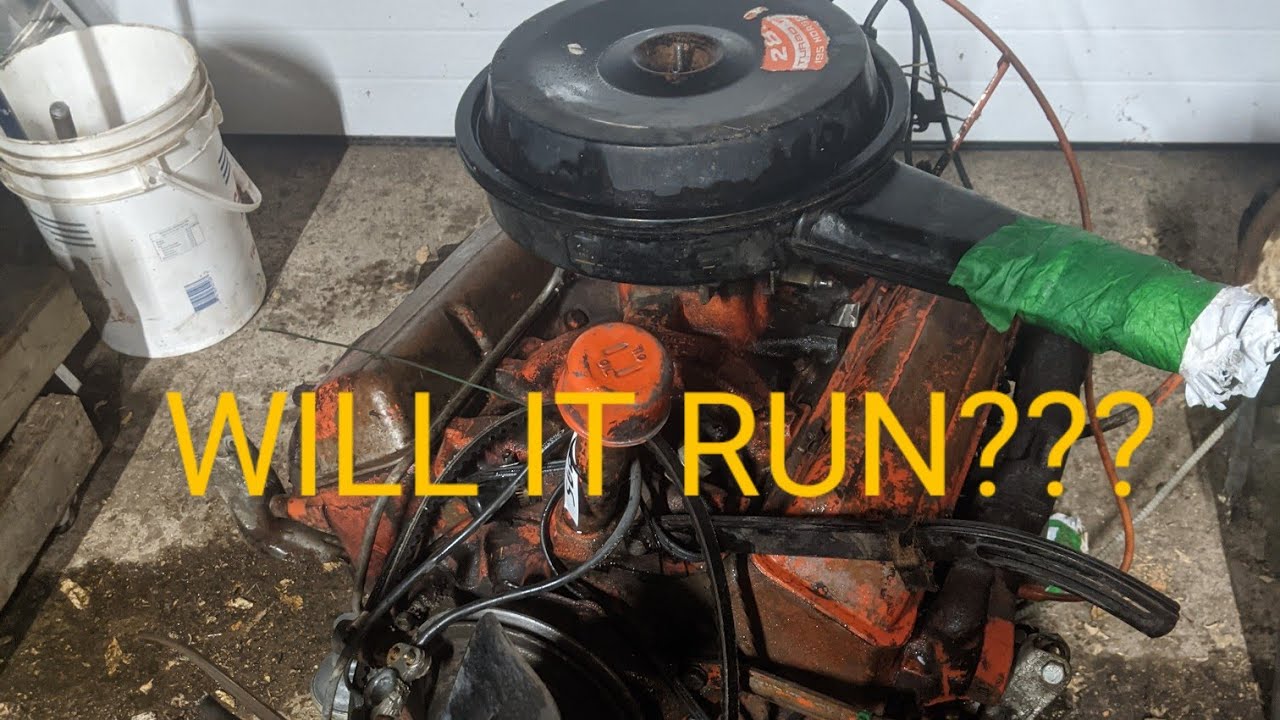 WILL IT RUN? $50 283 SMALL BLOCK CHEVY