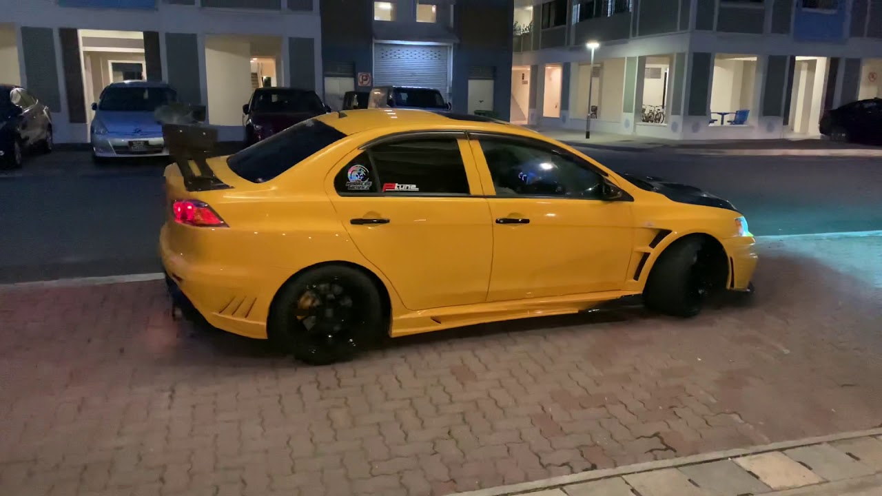 Mitsubishi Evolution X HKS Exhaust X Varis V3 bodykit