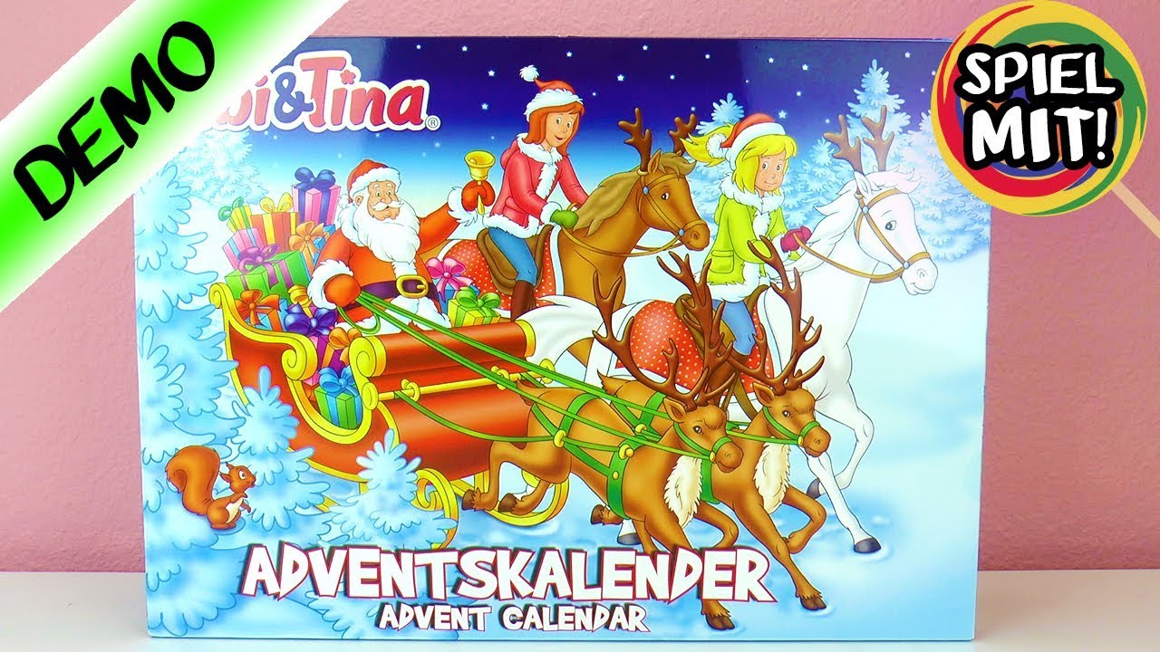 Adventskalender öffnen BIBI UND TINA alle 24 Türchen | Bibi Blocksberg auf dem Reiterhof mit Tieren