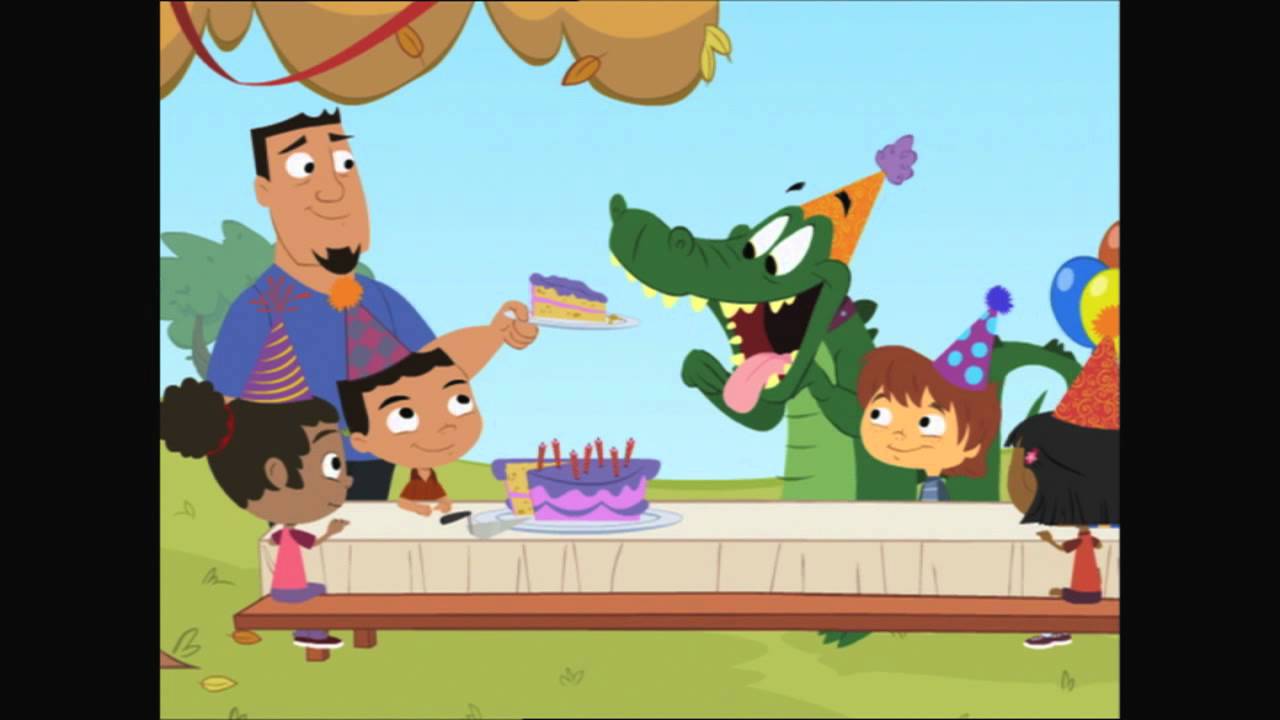 Disney Junior España | ¿Puedes enseñarle modales a mi cocodrilo?: en la fiesta de cumpleaños
