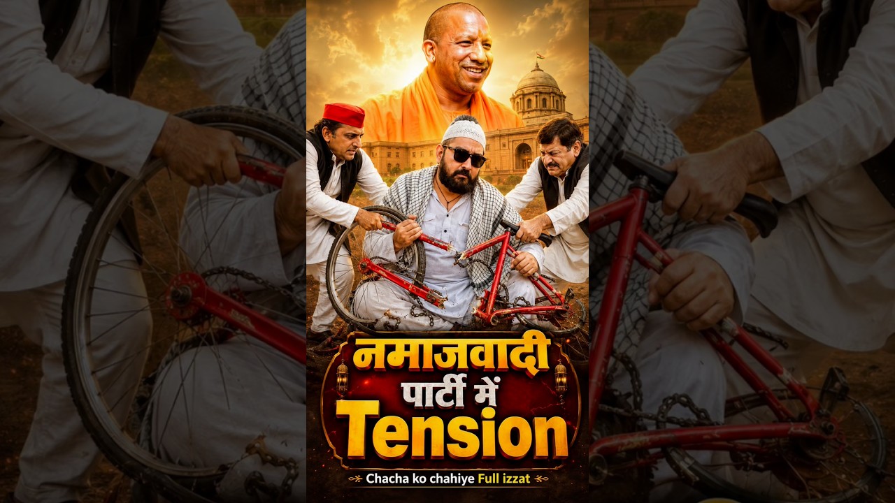 नमाजवादी पार्टी में Tension | UP Election 2027 | #youtubeshorts #shorts #shortvideo #funny #comedy