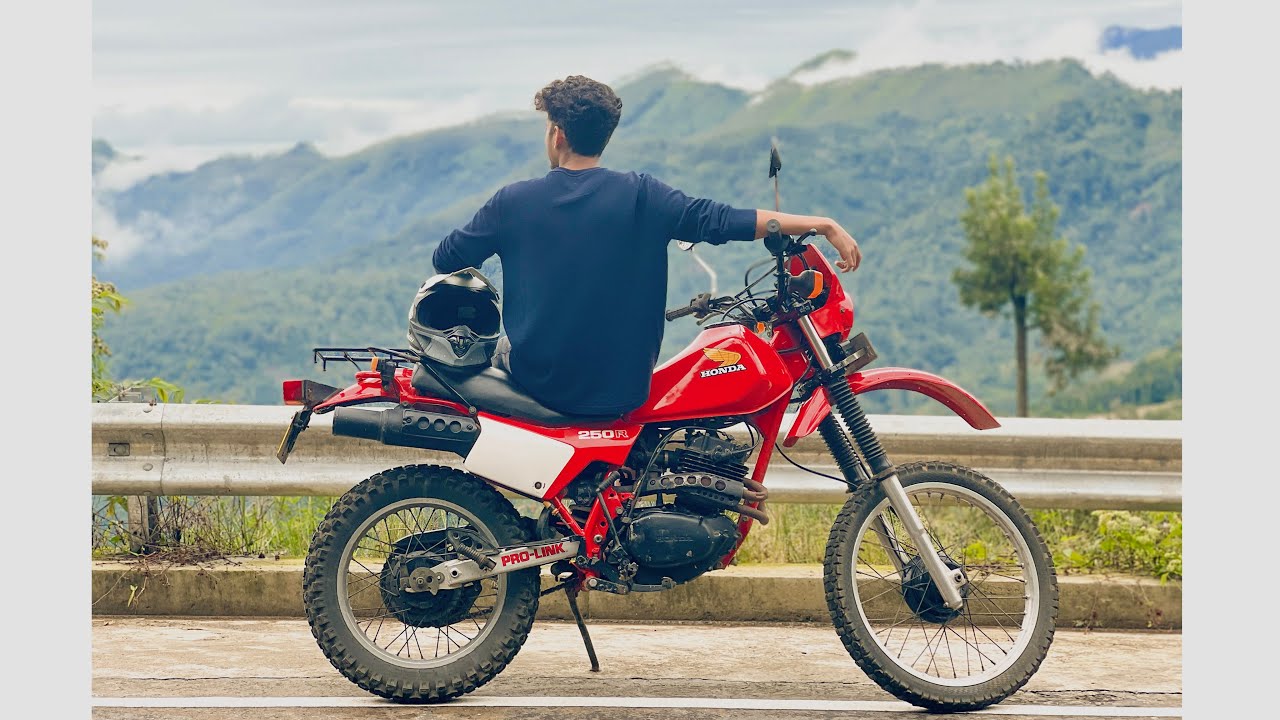 1982 Honda XL250R POV Ride | Honda XLR in Sri Lanka🇱🇰
