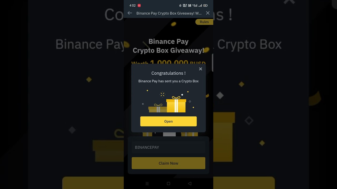 Binance pay  offer | earn free busd without investment | earn free crypto currency 😁 #cryptocurrency