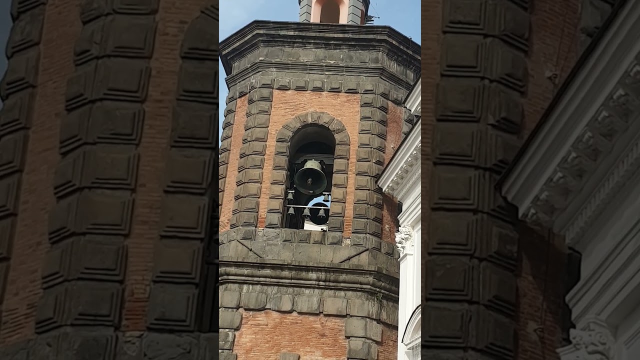 campane della basilica di santa croce torre del greco suonata Solenne delle 11:39
