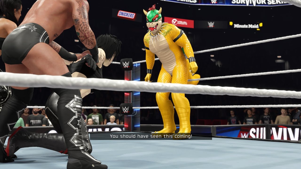 Wwe 2k25 my rise bowser and cube