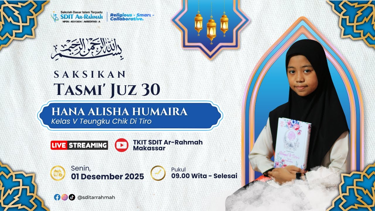 Tasmi' Juz 30 | Hana Alisha Humaira