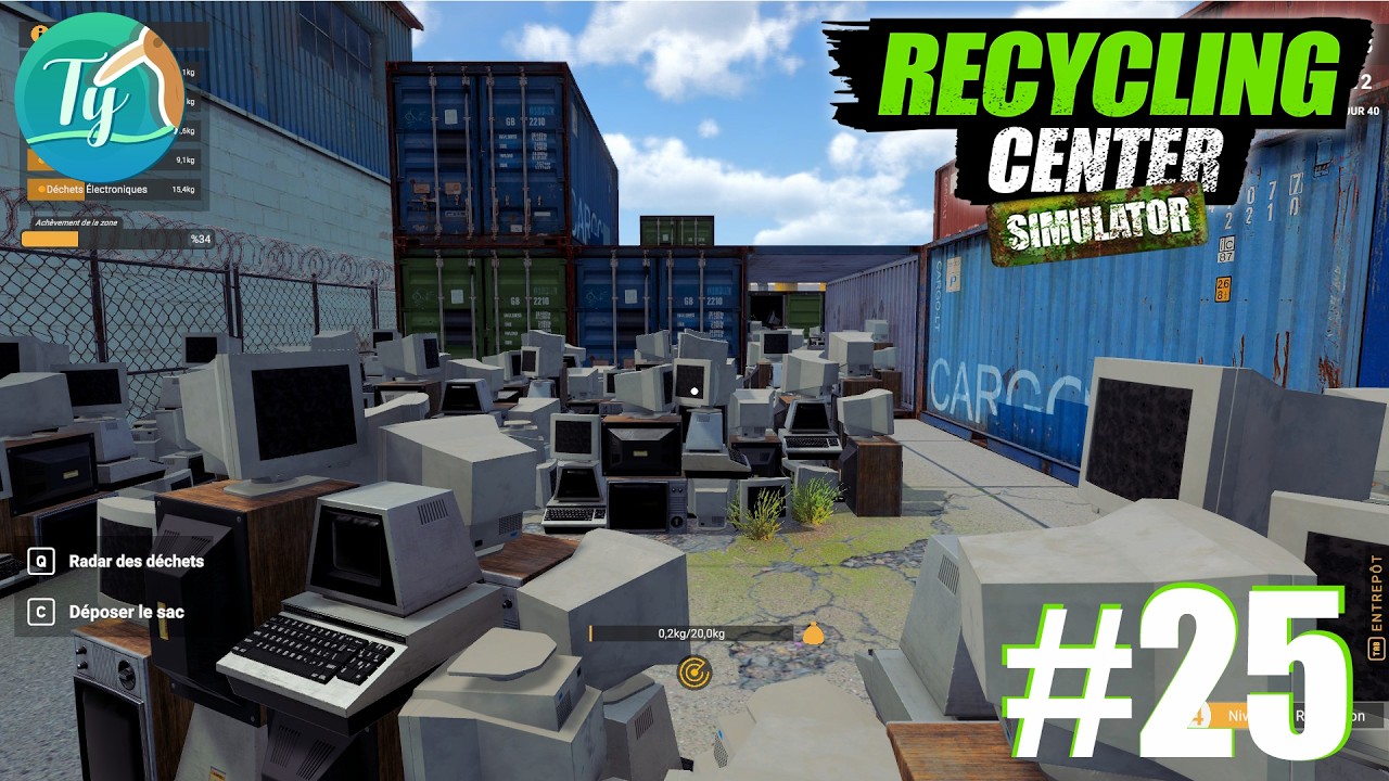 Recycling Center Simulator #25: E-Waste DLC! 2 nouvelles maps et une nouvelle chaîne de production